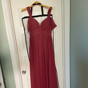 Azazie Desert Rose Bridesmaid Dress